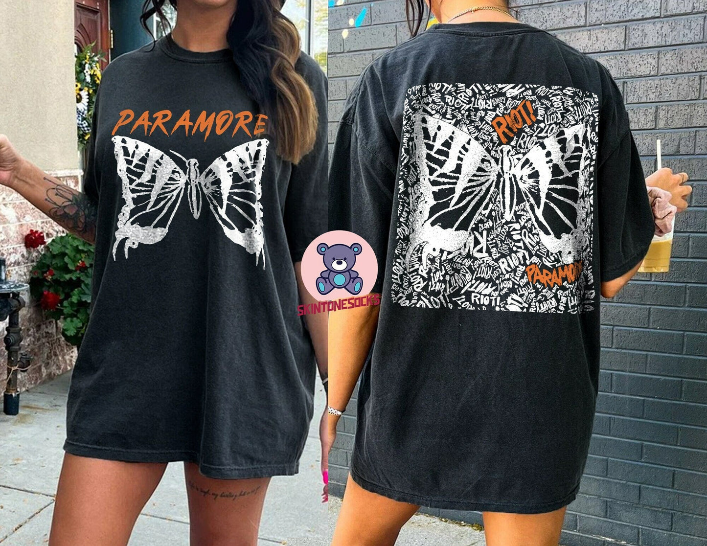 Paramore Tour Double-Sided Doodle Art Shirt
