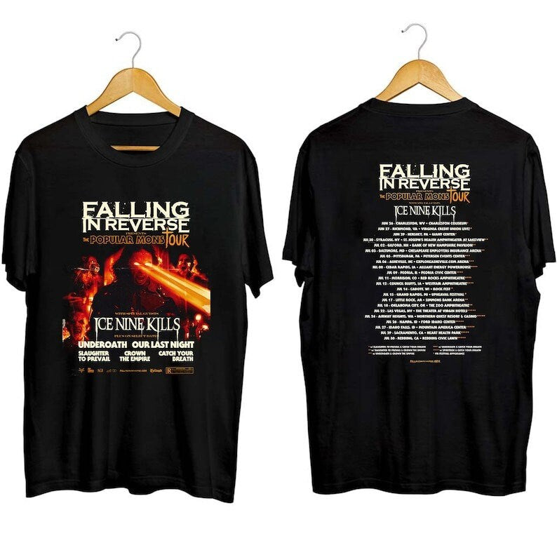 Falling In Reverse The Popular Mons Tour 2023 Shirt, Falling In Reverse 2023 Shirt