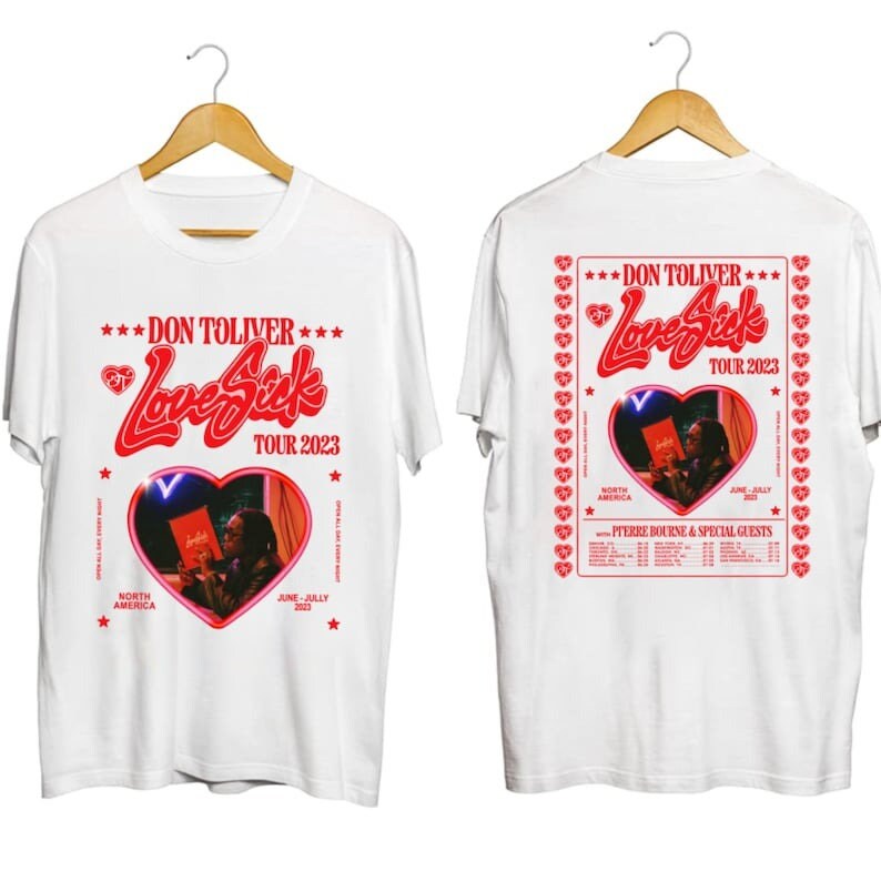 Don Toliver Love Sick Tour 2023 Shirt, Love Sick North America Tour 2023 Shirt