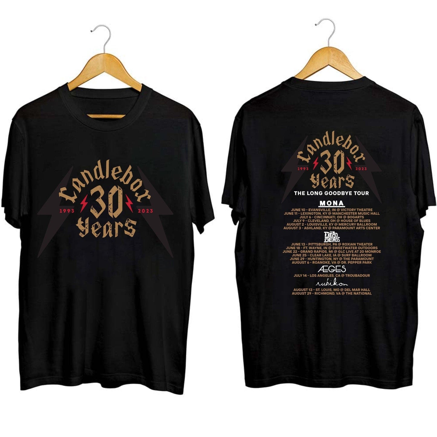Candlebox Long Goodbye Tour 2023 T-Shirt