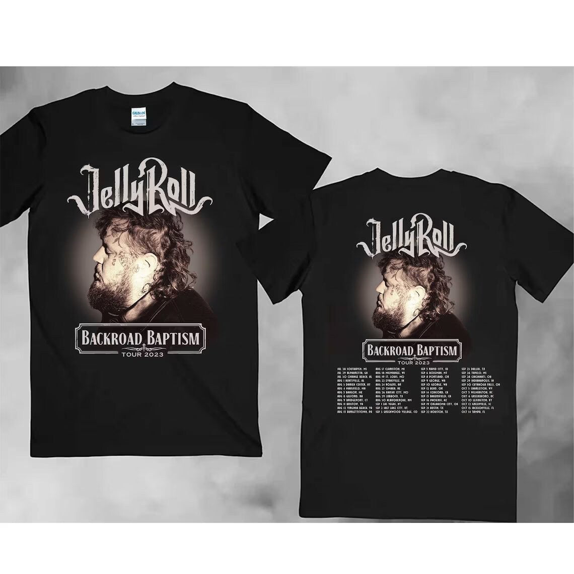 Jelly Roll 2023 Tour Concert Fans Shirt Tee