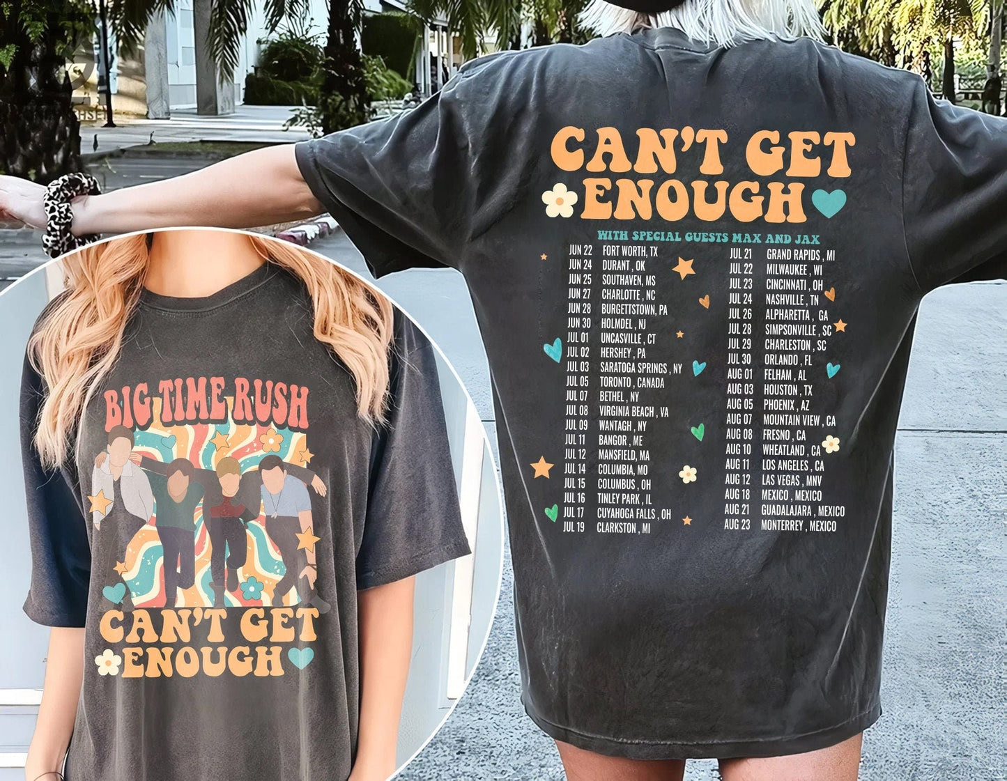 Can't get Enough Album Shirt, Big Time band Graphic Tee