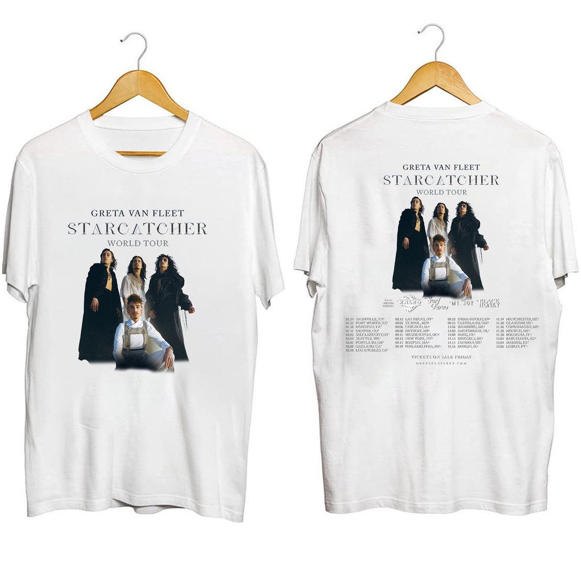 Greta Van Fleet Starcatcher World Tour 2023 Shirt, Greta Van Fleet Band Fan