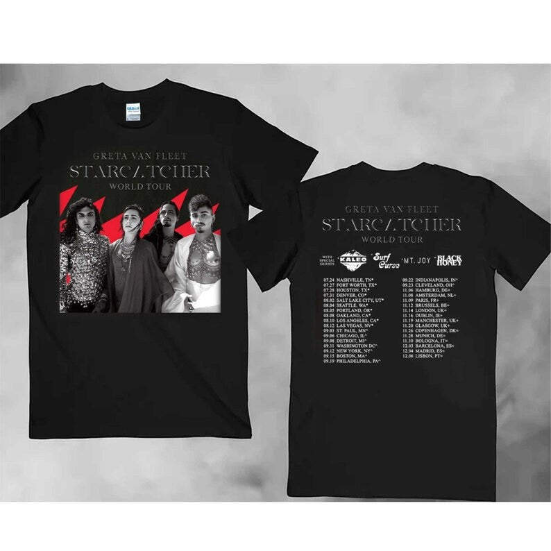 2023 Greta Van Fleet Starcatcher World Tour T-Shirt, Greta Van Fleet Tour 2023 T-Shirt