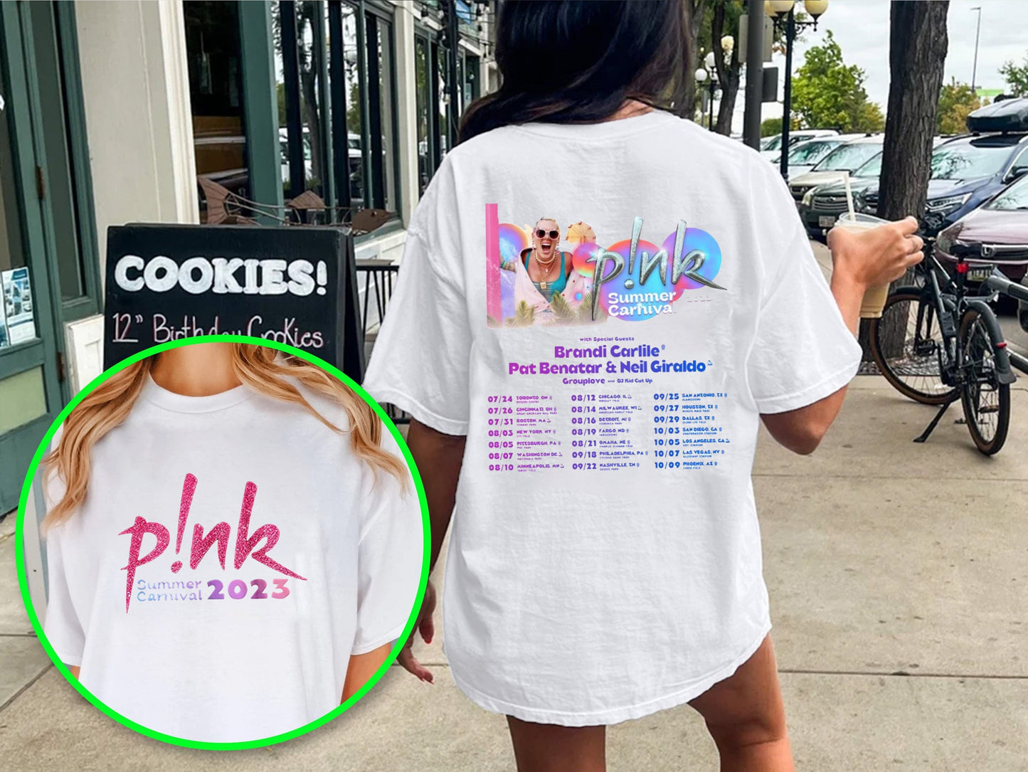 P!nk Summer Carnival 2023 shirt, Trustfall Album Tee, P!nk Singer Tour Shirt