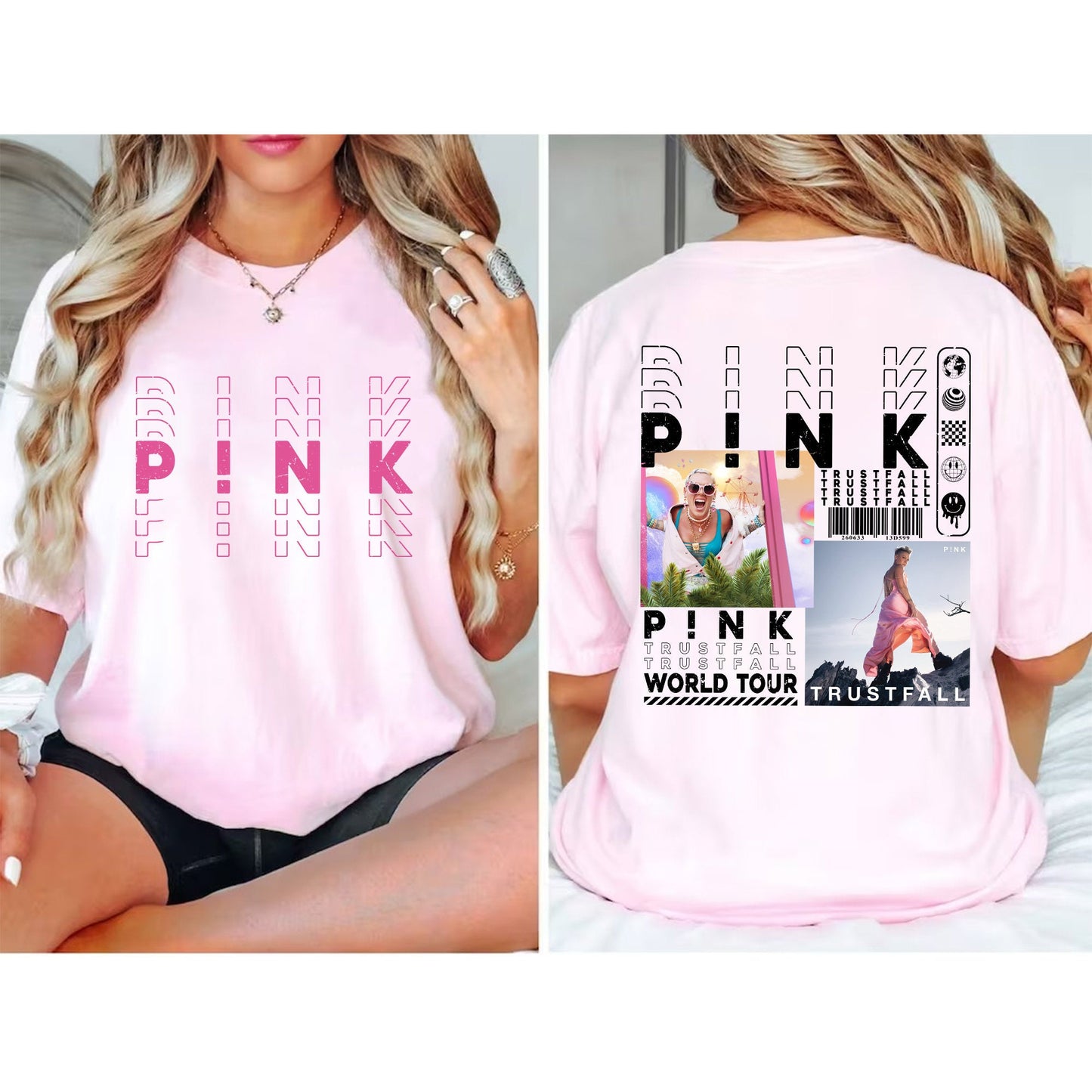 P!nk Summer Carnival 2023 Shirt, Trustfall Album Tee, Pink Singer Tour Shirt