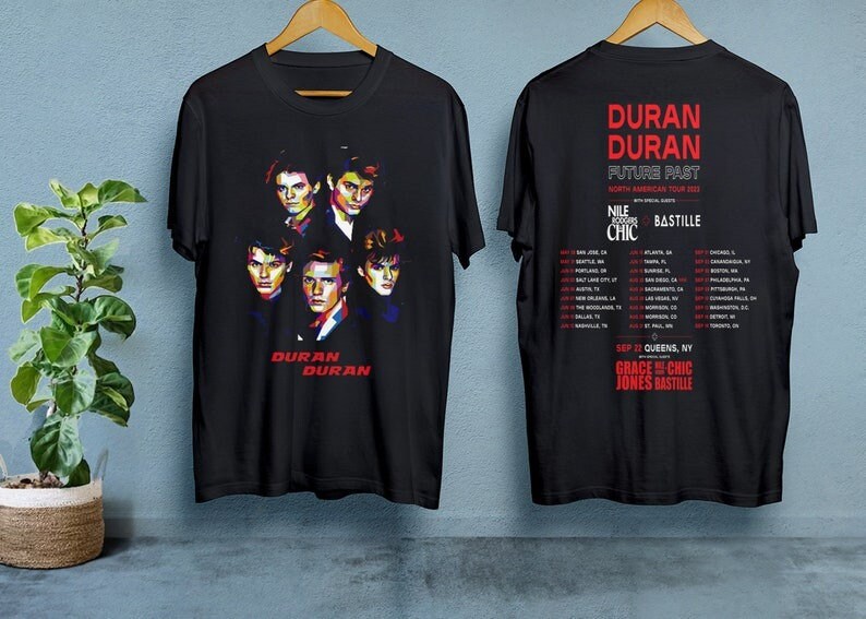 The Future Past Tour Shirt, Duran Duran North American Tour Shirt