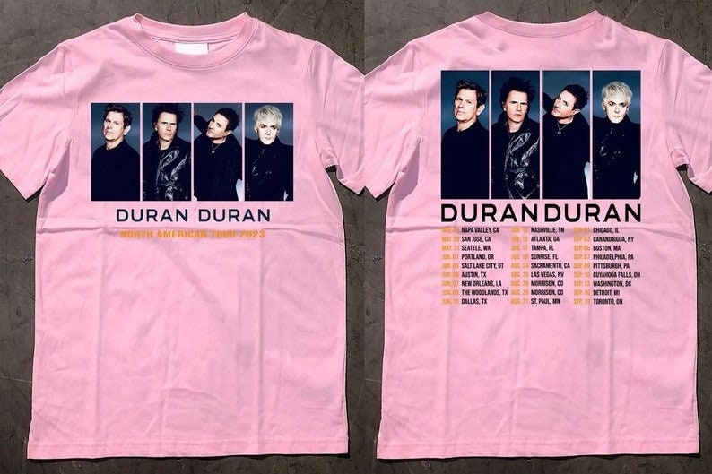 North American Tour 2023 - Duran Duran Future Past Tour T-Shirt, Duran Duran Tour