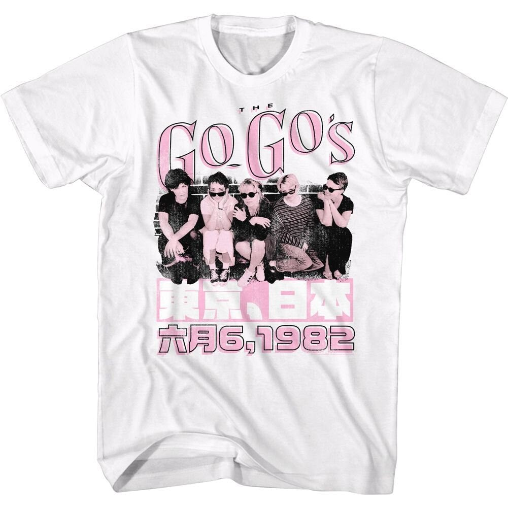 The Go Go's Japan Tour 1982 Shirts