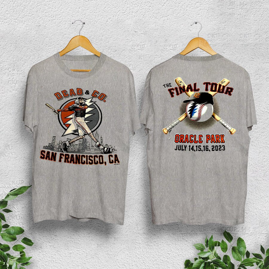 Color Dead & Company The Final Oracle Park San Fransisco shirt