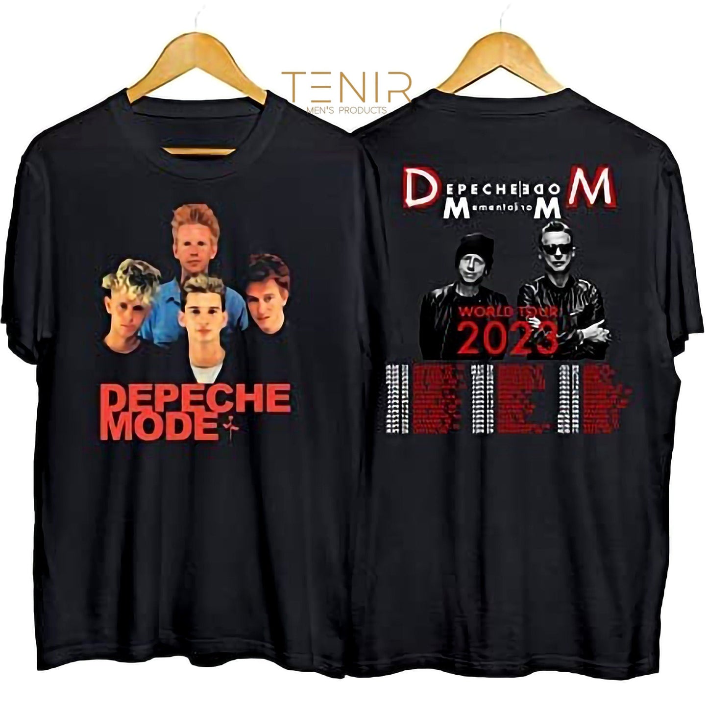 2sides Depeche Mode 2023 World Tour Shirt, Music Band 2023 World Tour Shirt