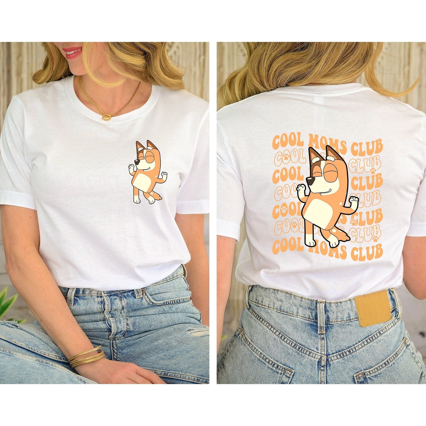 Cool Mums Club Shirt, Mothers Day Shirt, BlueyDad Family Tee