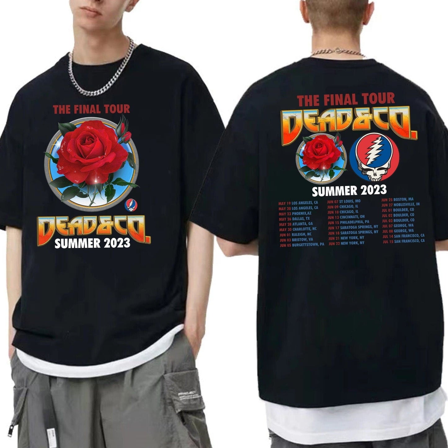 Dead Co The Final Tour 2023,Dead and Company The Final Summer Tour Shirt,Dead and Company Fan Lovers 2023 Tee