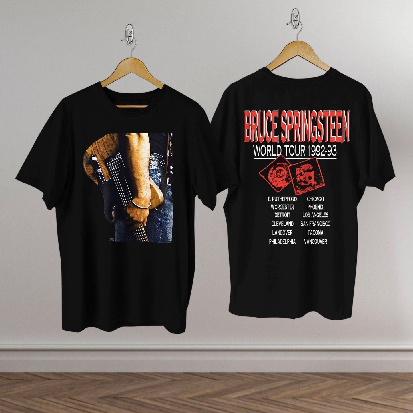 Vintage 1992 Bruce Springsteen World Tour Shirt, Bruce Springsteen E Street Band 2023 Tour Shirt