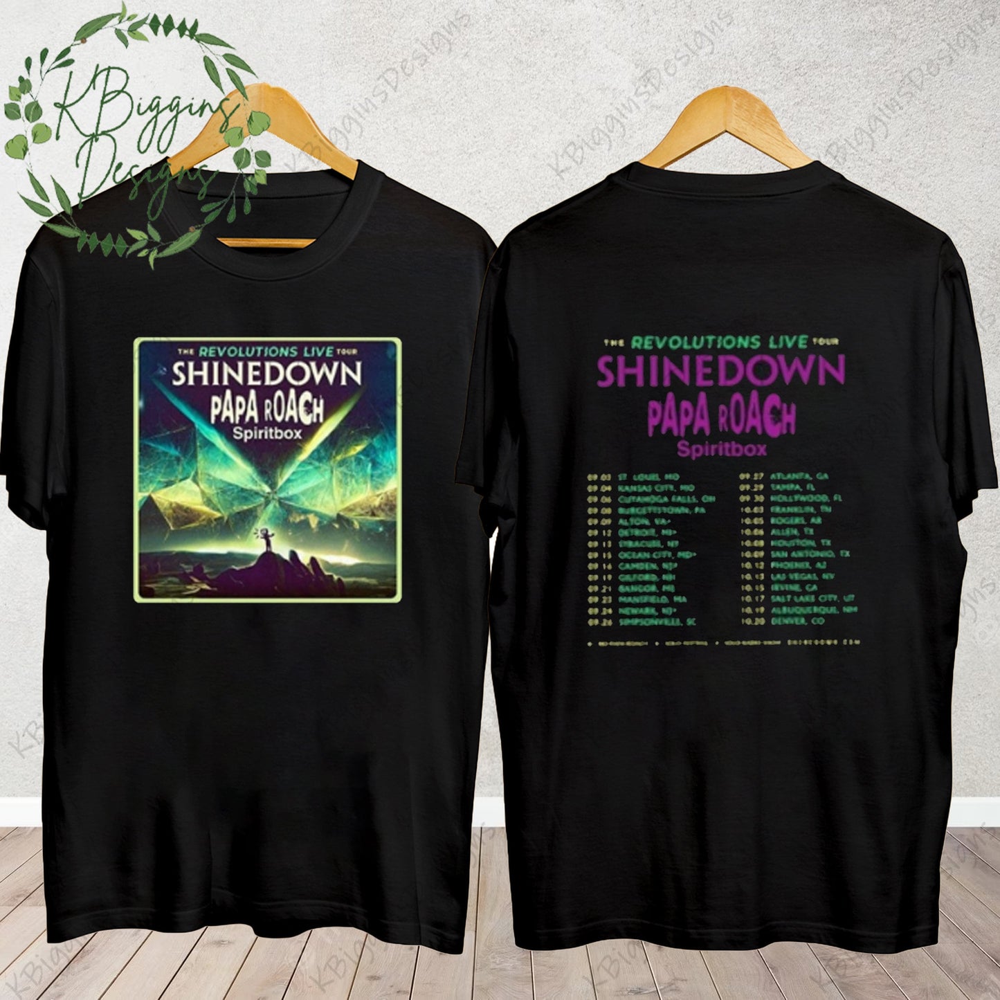 shine down Band 2023 Tour Shirts
