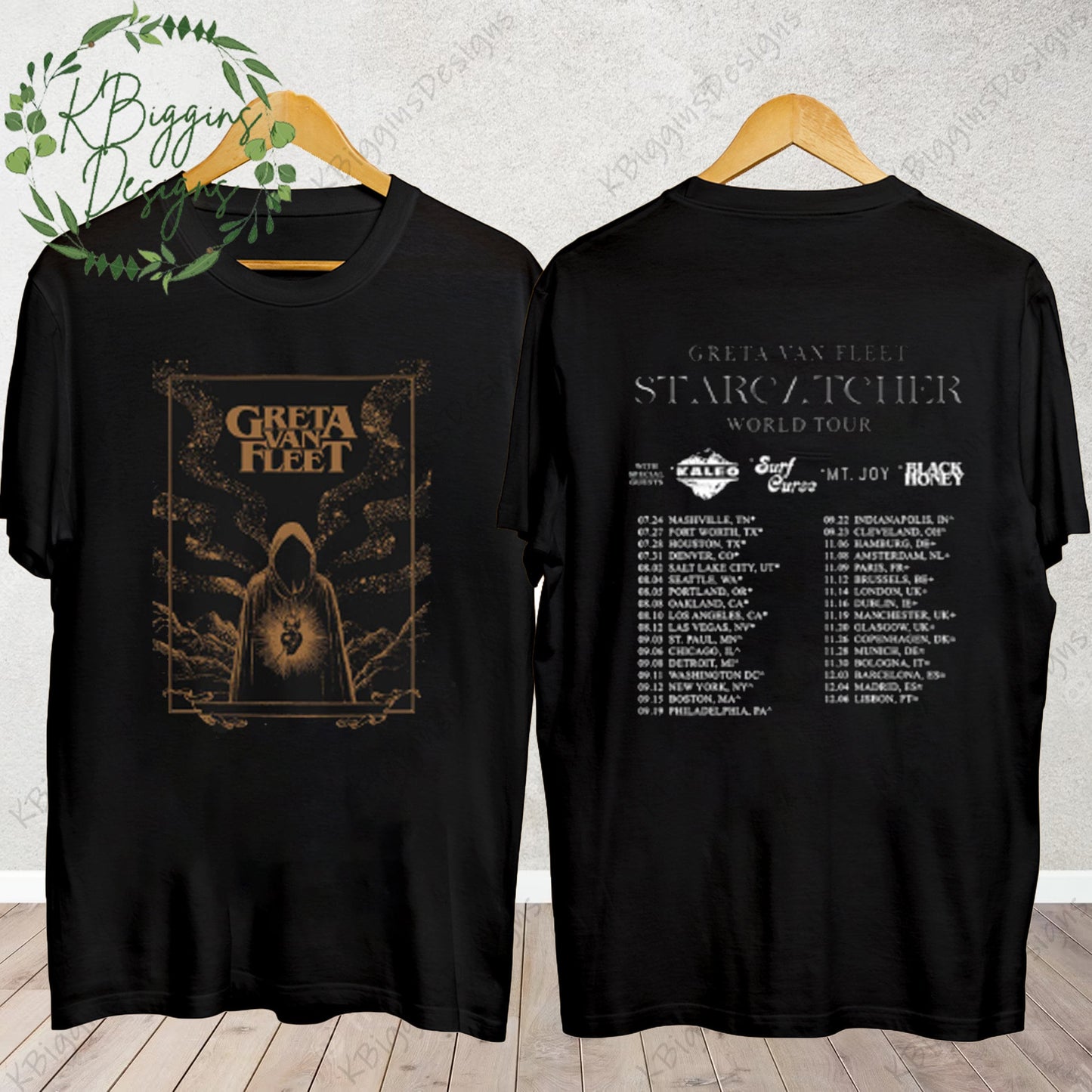 Greta Van Fleet Shirt, Starcatcher 2023 World Tour Shirt,