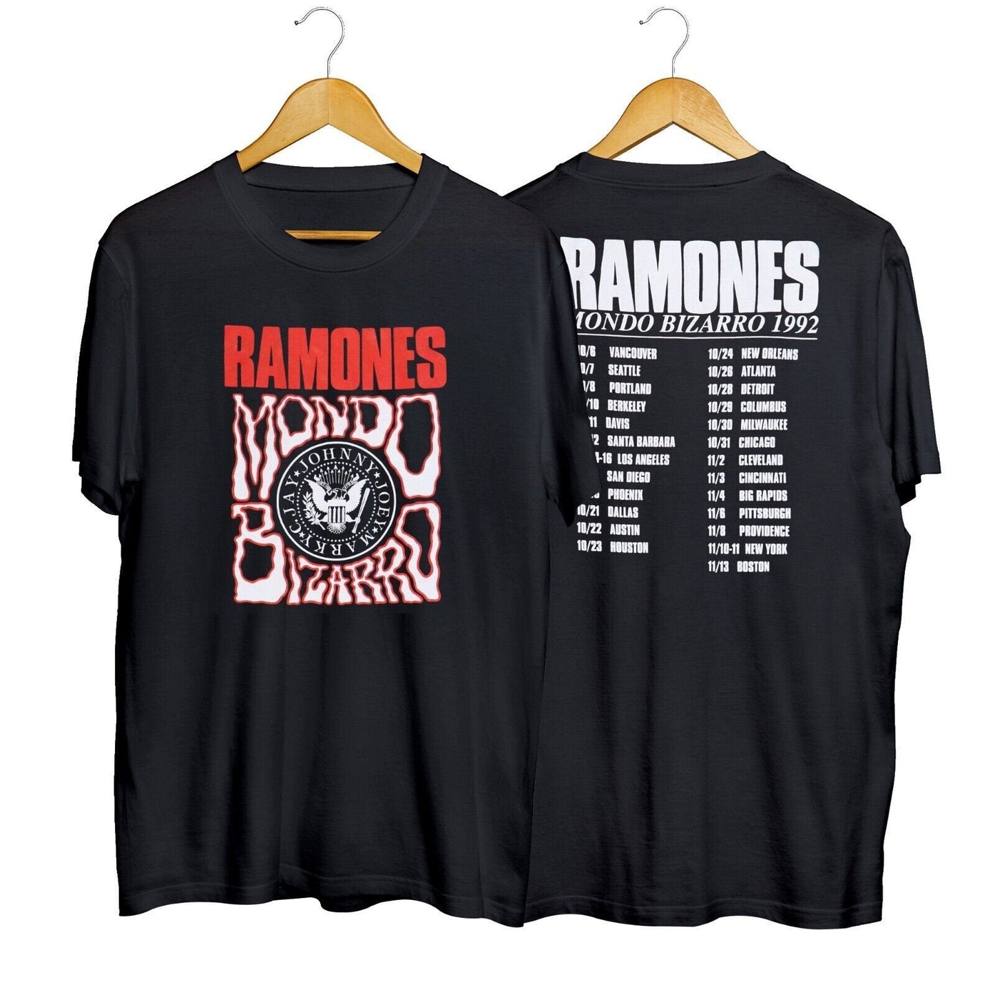 1992 Ramones Mondo Bizzaro Tour Shirt Vintage Shirt