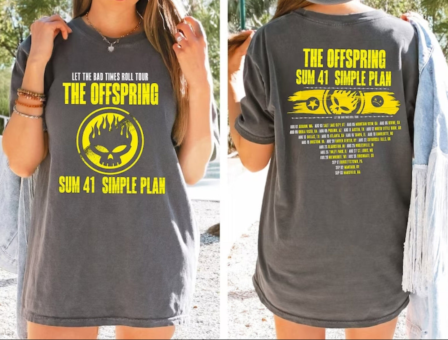 The Offspring Let The Bad Times Roll Tour 2023 Shirt, The Offspring 2023 Concert T-Shirt