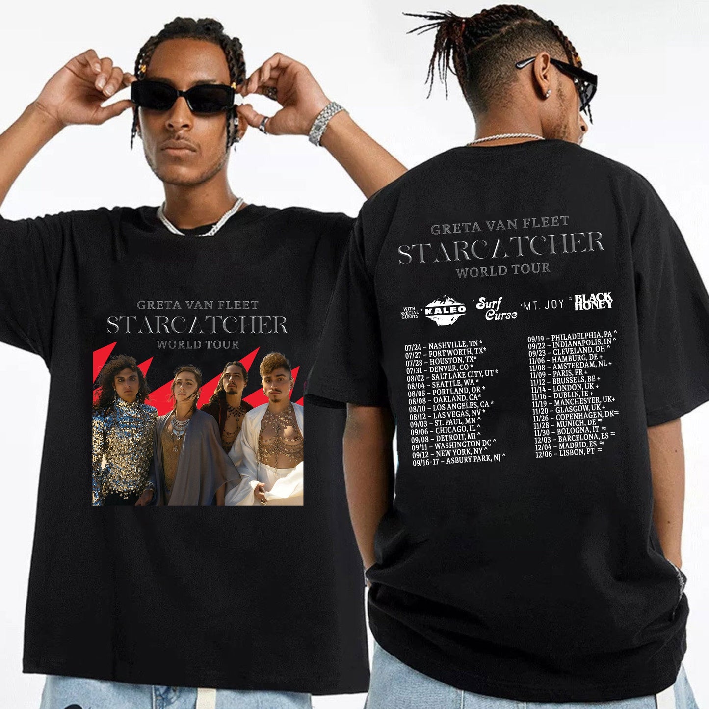Greta Van Fleet 2023 Tour Shirt, Greta Van Fleet Starcatcher World Tour 2023 Shirt
