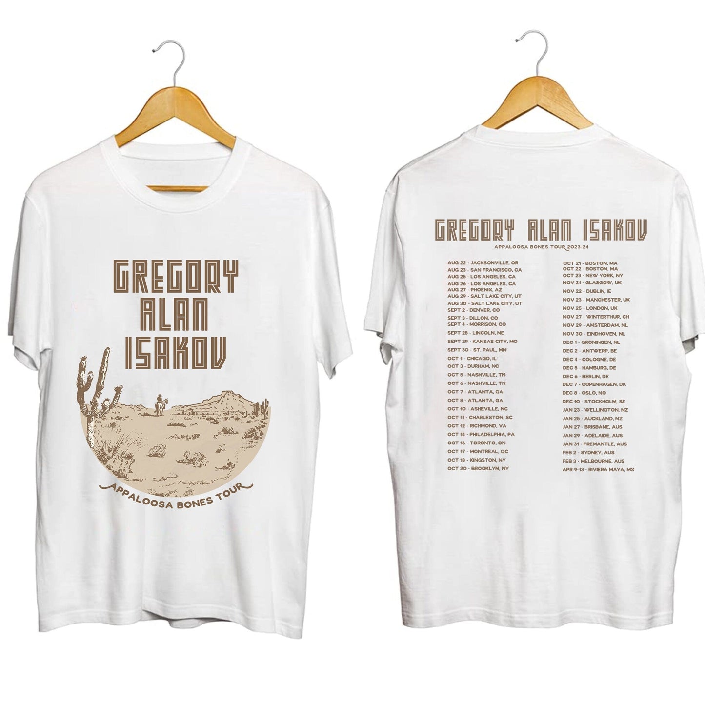 Gregory Alan Isakov - Appaloosa Bones Tour 2023 Shirt