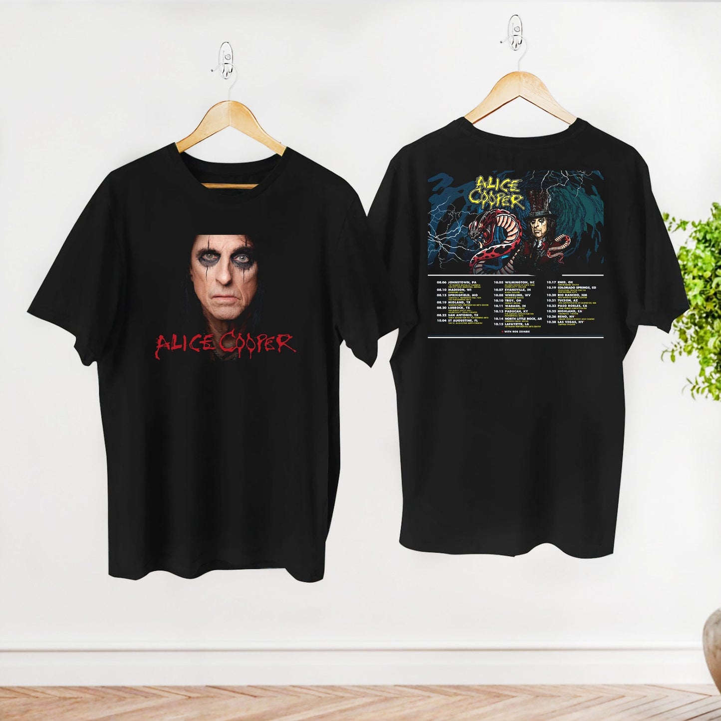 2023 Alice Cooper Too Close For Tour Shirt, Alice Cooper
