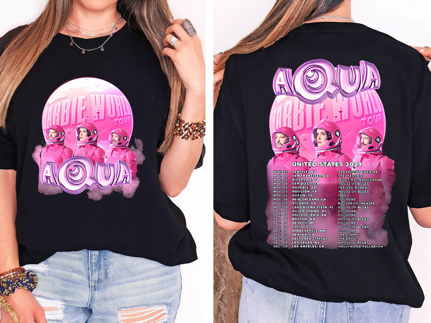 Aqua World Tour 2023 Shirt, Aqua Band Concert T-Shirt