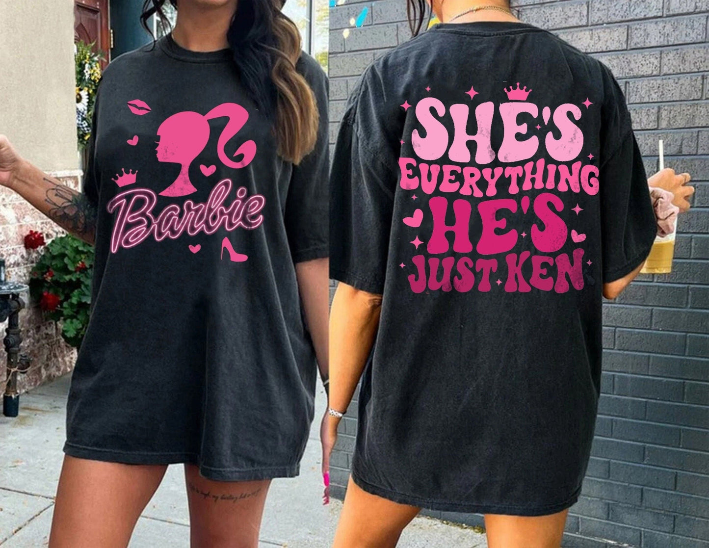 Barbie Movie 2023 Shirt, She's Everything He's Just Ken, Barbie Shirt
