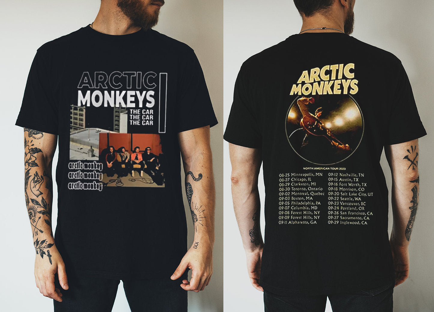 Arctic Monkeys World Tour 2023 Graphic T-Shirt, Arctic Monkeys Concert Shirt