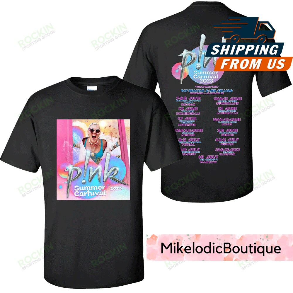 Pink Tour Shirt, Concert Apparel Unisex Tshirt,