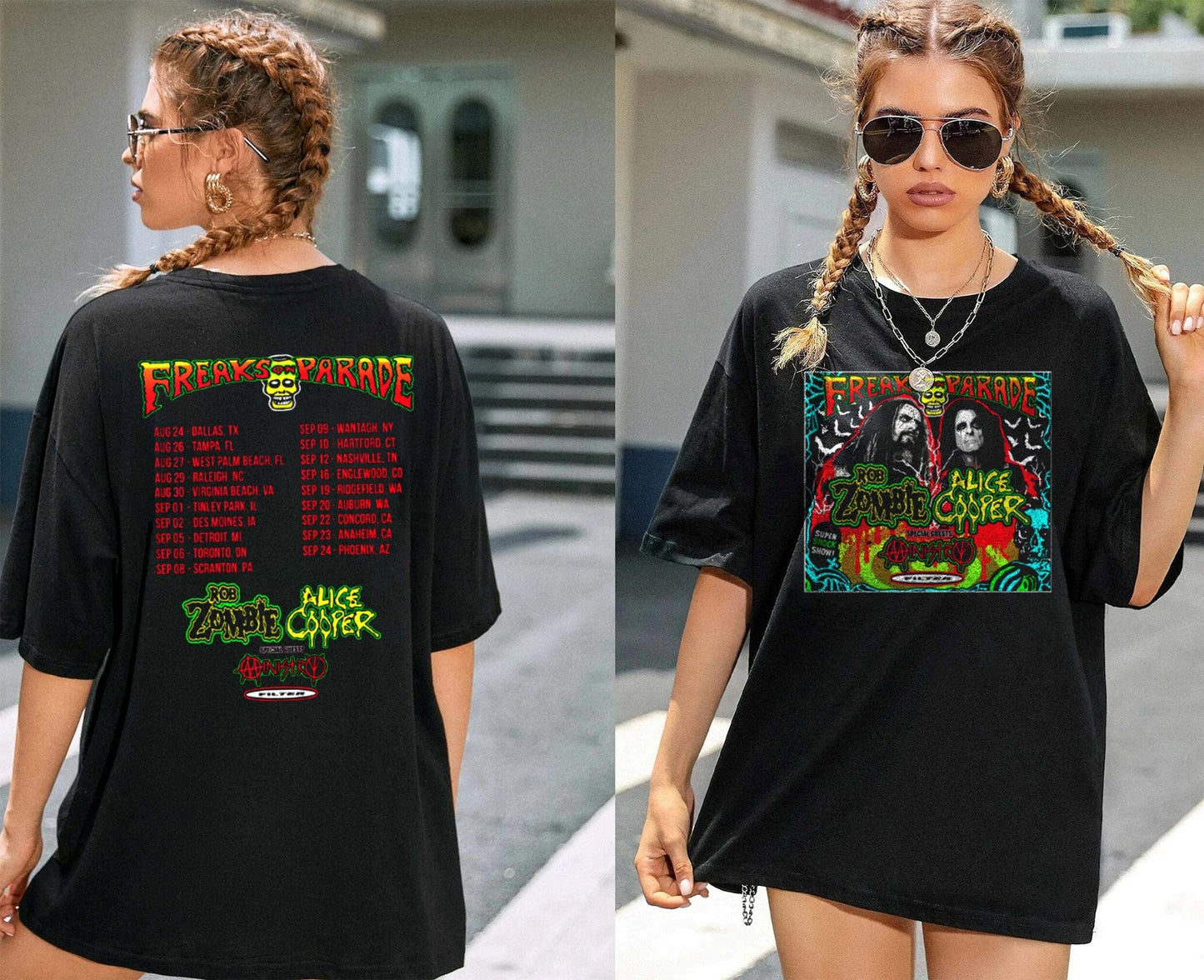 Rob Zombie Merch Color Shirt