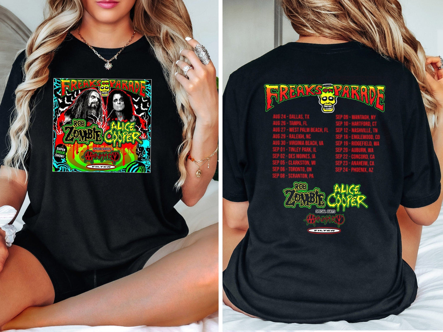Rob Zombie Freaks On Parade Shirt
