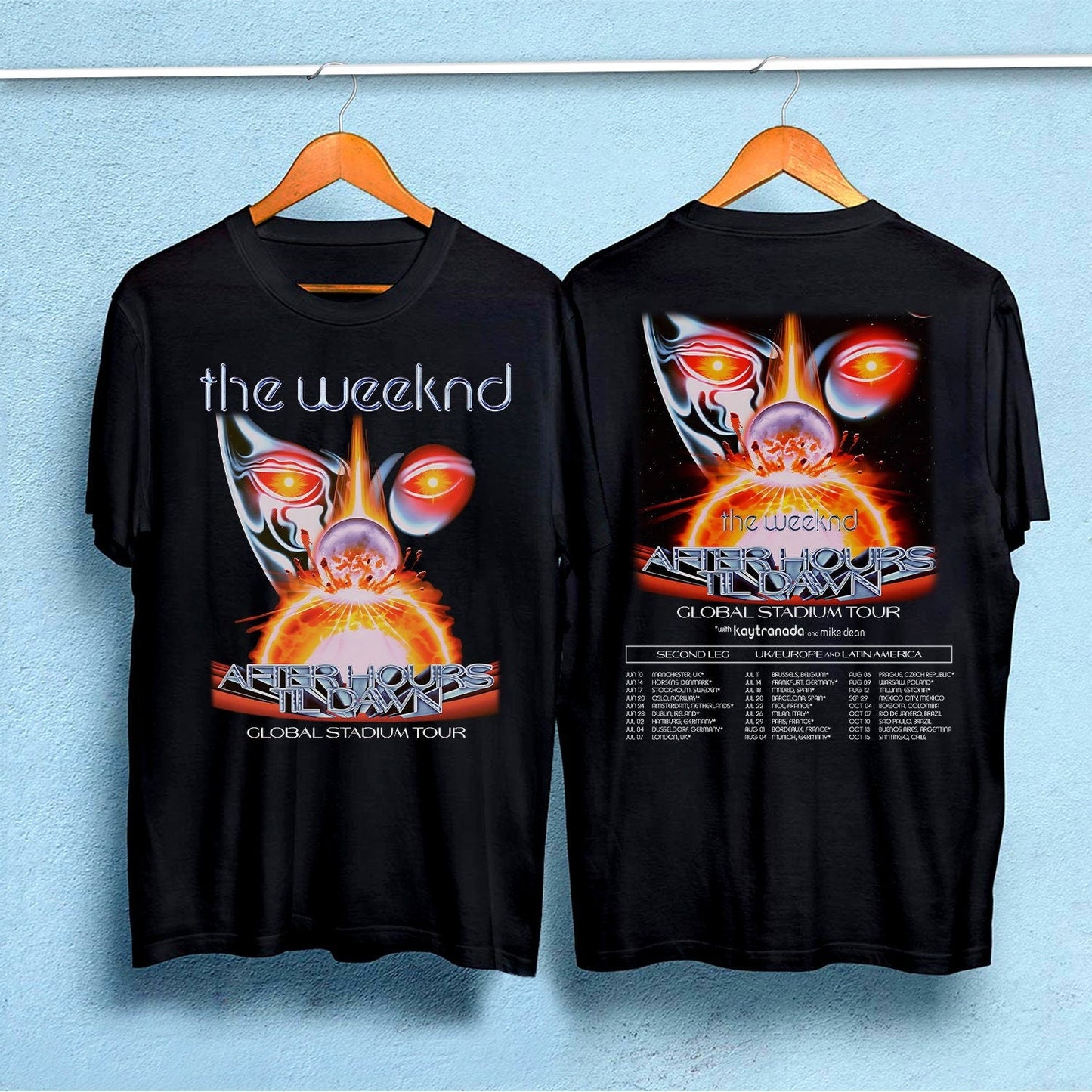 The After Hours Til Dawn 2023 Tour Shirt, After Hours Tour Concert Tshirt