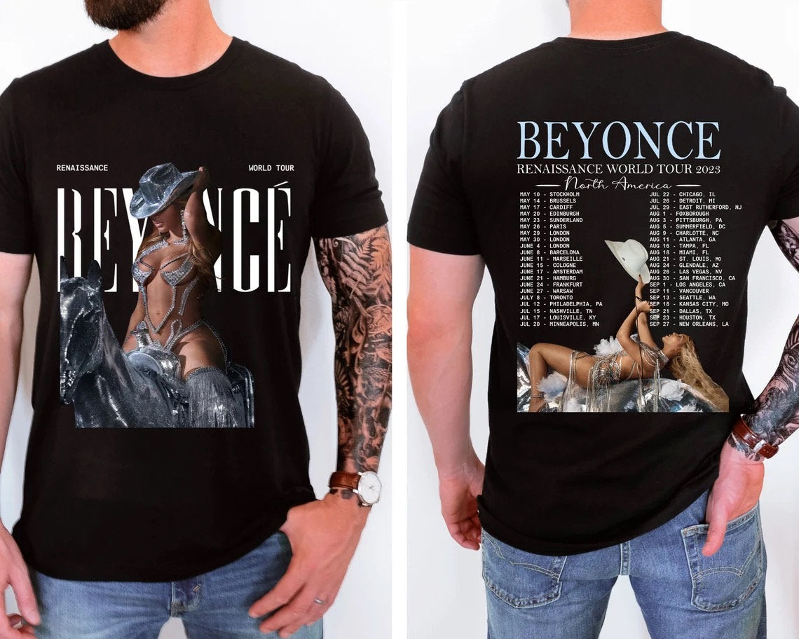 Beyonc Renaissance World Tour 2023 Double Sided Shirt