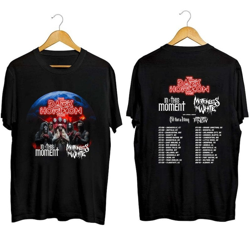 The Dark Horizon Co-headline Tour With In This Moment And Motionless In White Shirt, The Dark Horizon 2023 Tee