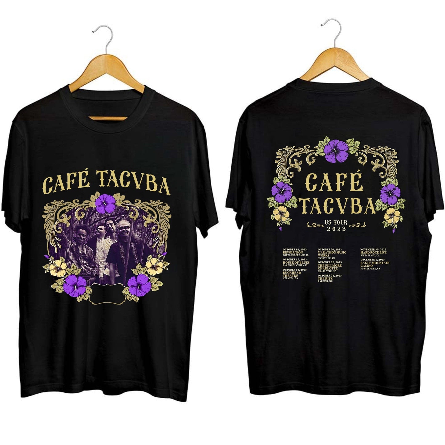Caf Tacvba US Tour 2023 Shirt, Caf Tacvba Band Fan Shirt