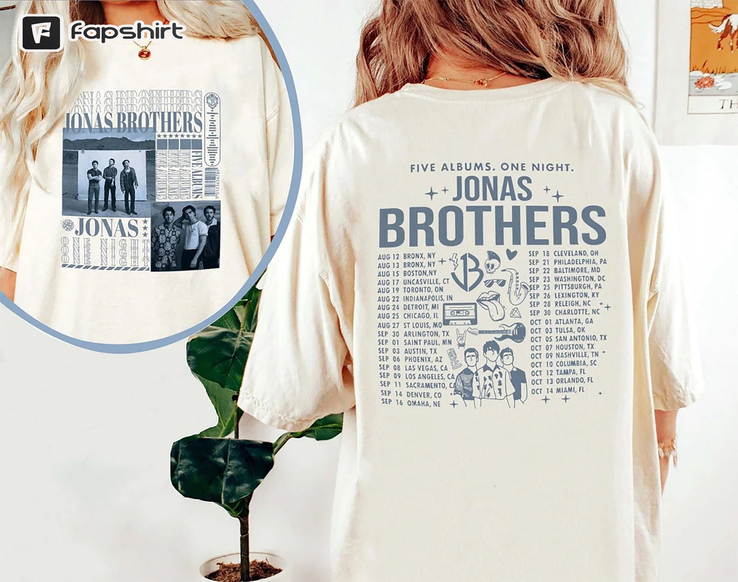 Jonas Brothers T shirt, Jonas Brothers Tour Shirt
