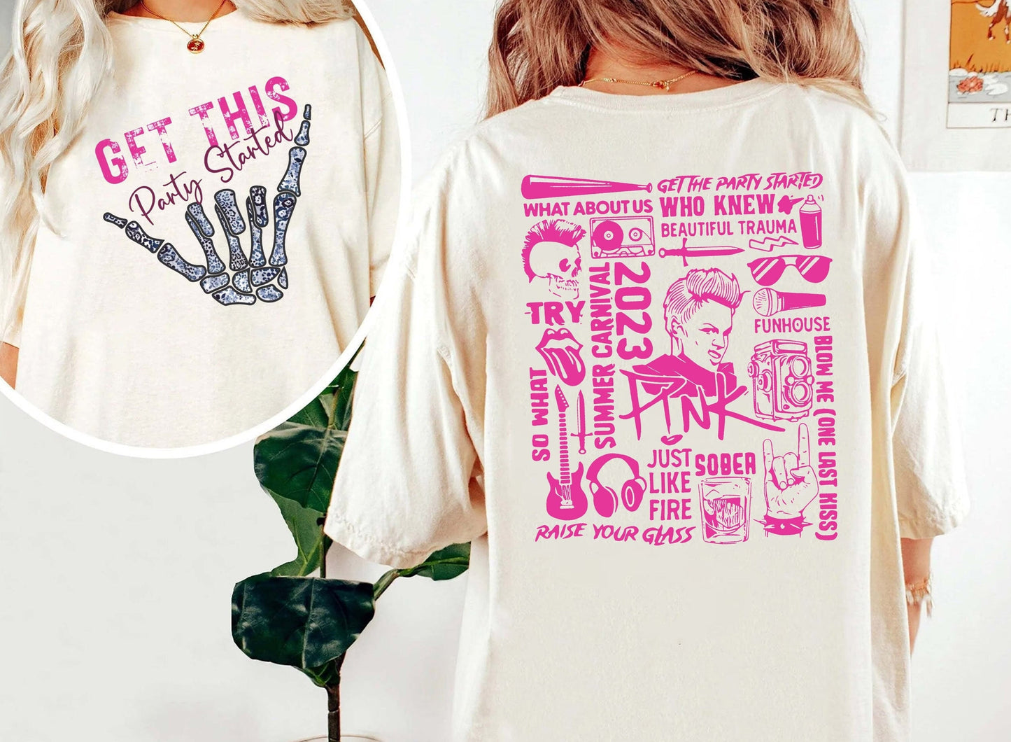 Pink Tour Get This Party Started Shirt, Pink Fan Lovers Shirt, Pink Summer Carnival 2023