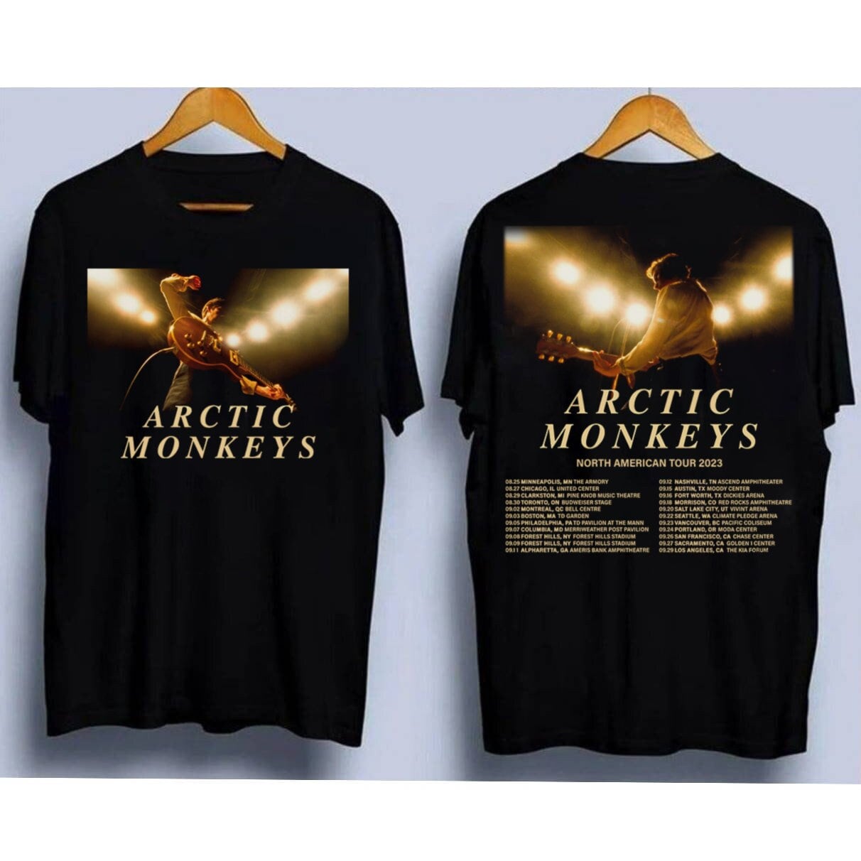 Arctic Monkeys Band Shirt, Music Concert Shirt, Arctic Monkeys North American Tour T-Shirt