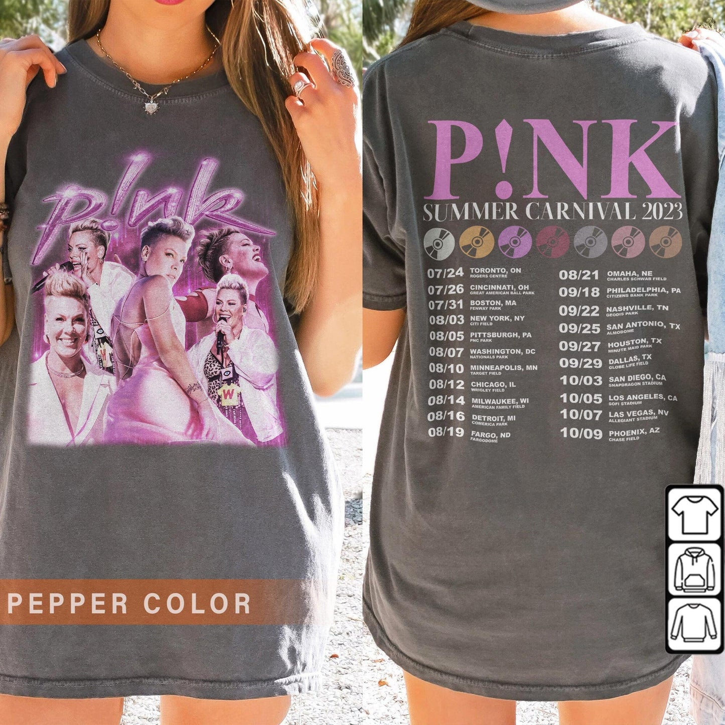 P!nk Music Shirt, Trustfall Album Shirt Pink Singer Summer Carnival 2023 Tour T Shirt