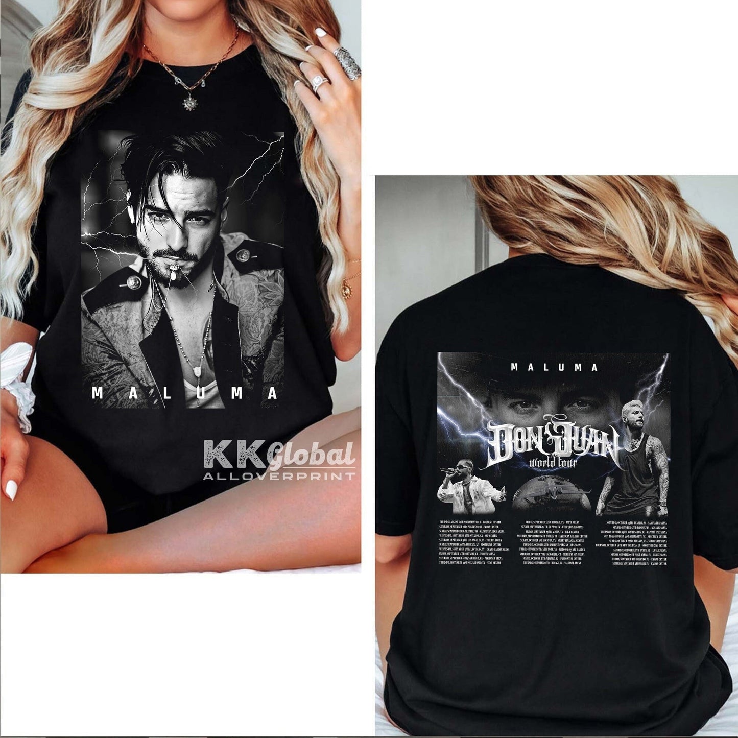 Maluma Don Juan World Tour Fan Shirt, Maluma Don Juan Tour Shirt