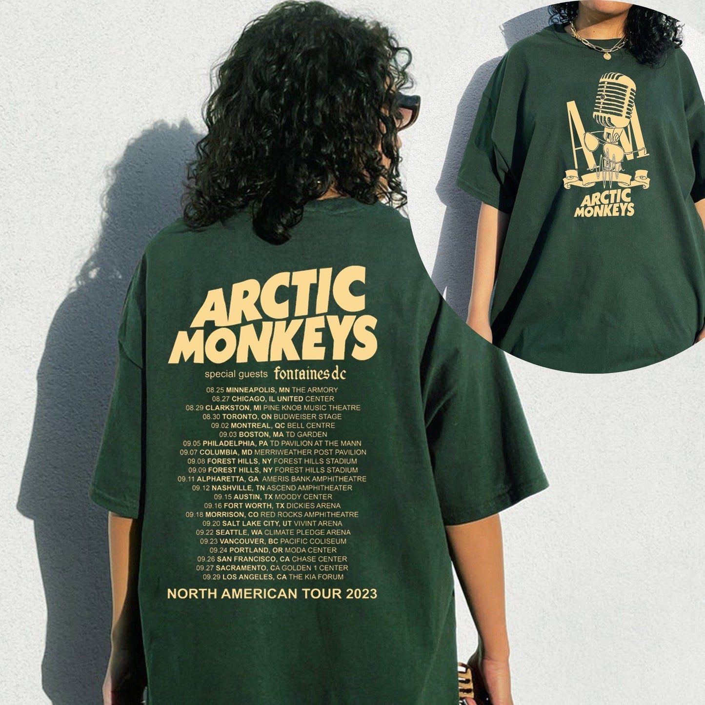 Vintage Arctic Monkeys Band T-Shirt, 2023 North America Tour