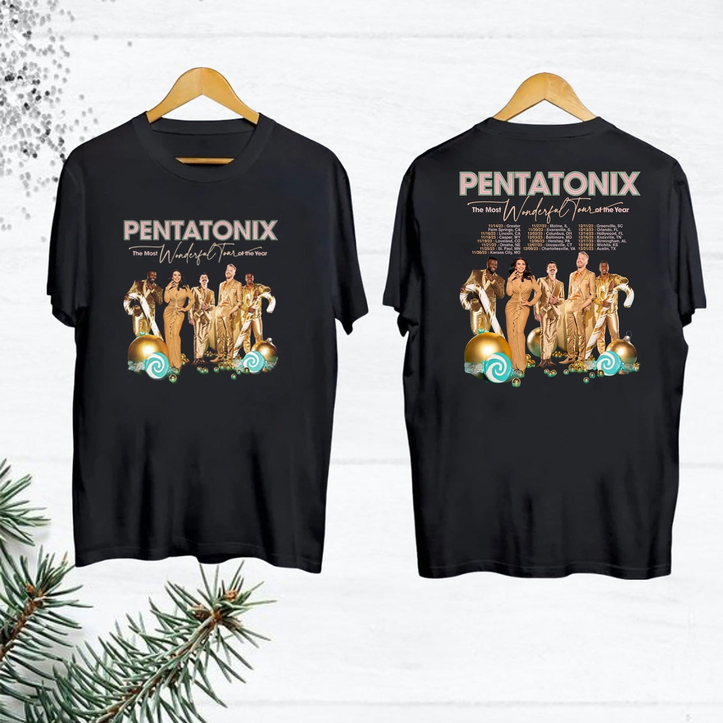 2023 Pentatonix Band Winter Tour Shirt, Pentatonix Christmas Album Shirt