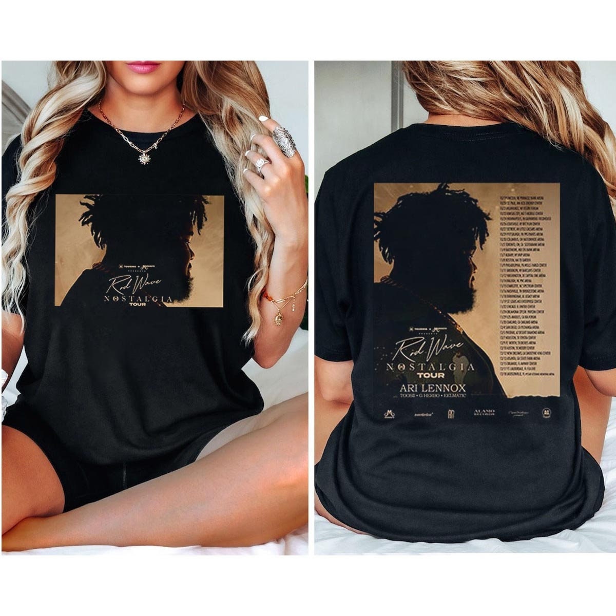 Rod Wave Nostalgia T-shirt, Rapper Rod Wave 2023 Tour Dates Shirt, Rod Wave Merch