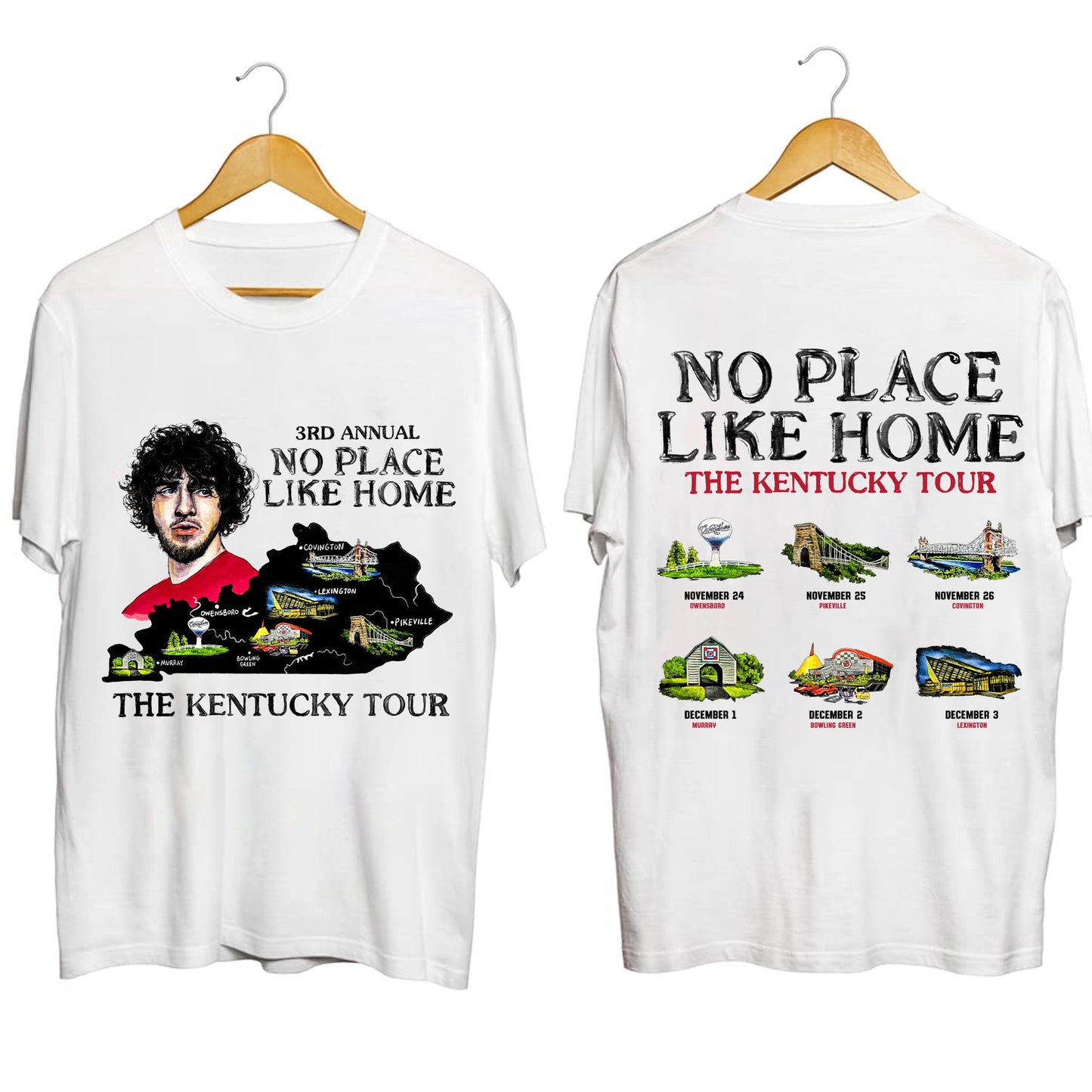 J Harlo No Place Like Home Tour Shirt, The Kentucky Tour Shirt