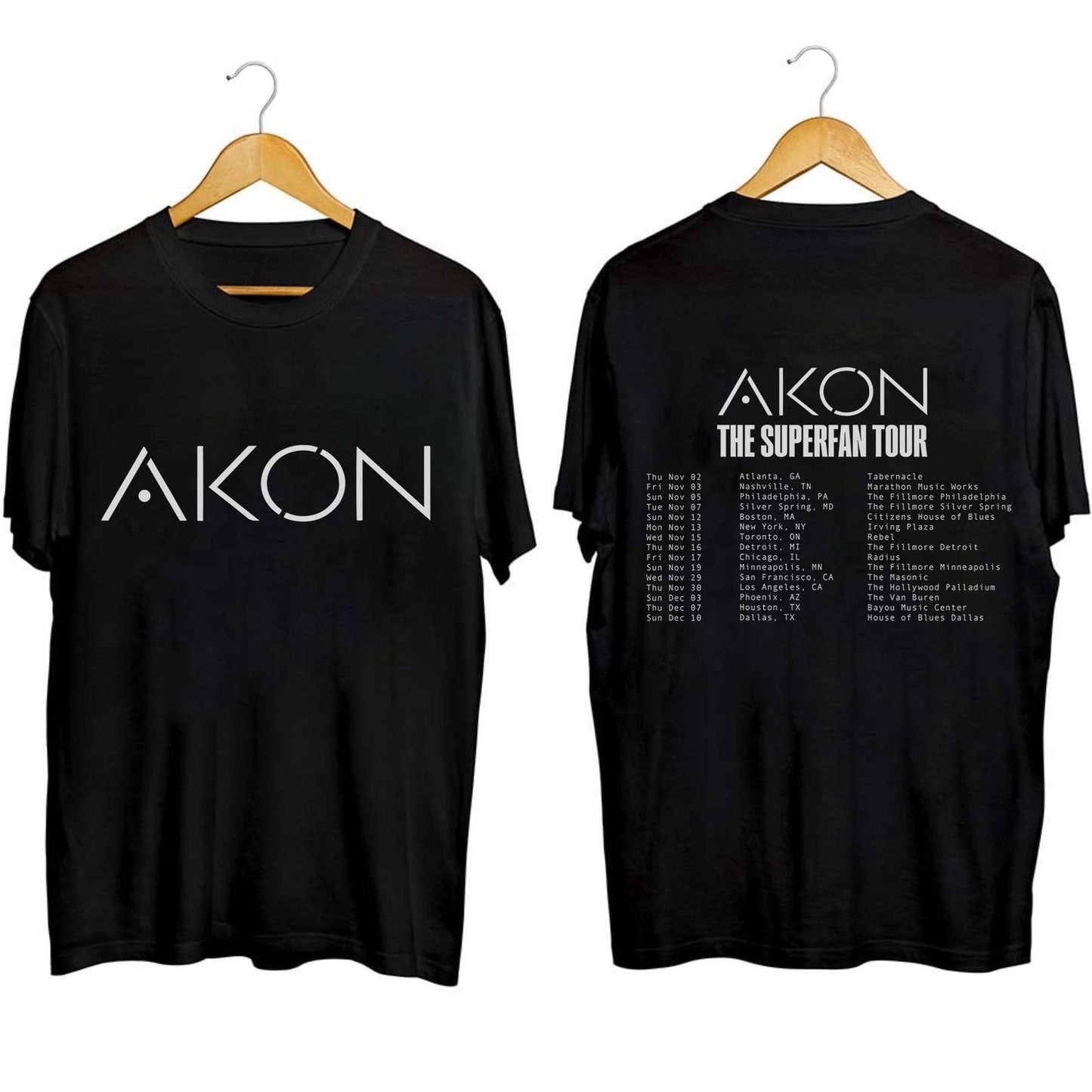 Akon Superfan Tour 2023 Shirt - Fan Concert Item