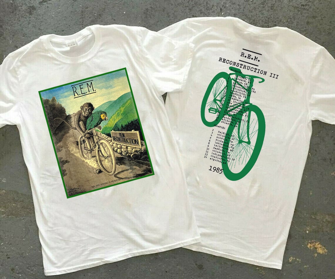 1985 R.E.M. Reconstruction III Tour T-Shirt, 80s REM Rock Band Shirt