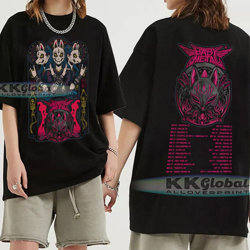 Babymetal US Tour 2023 Shirt Classic 90s Graphic Tees