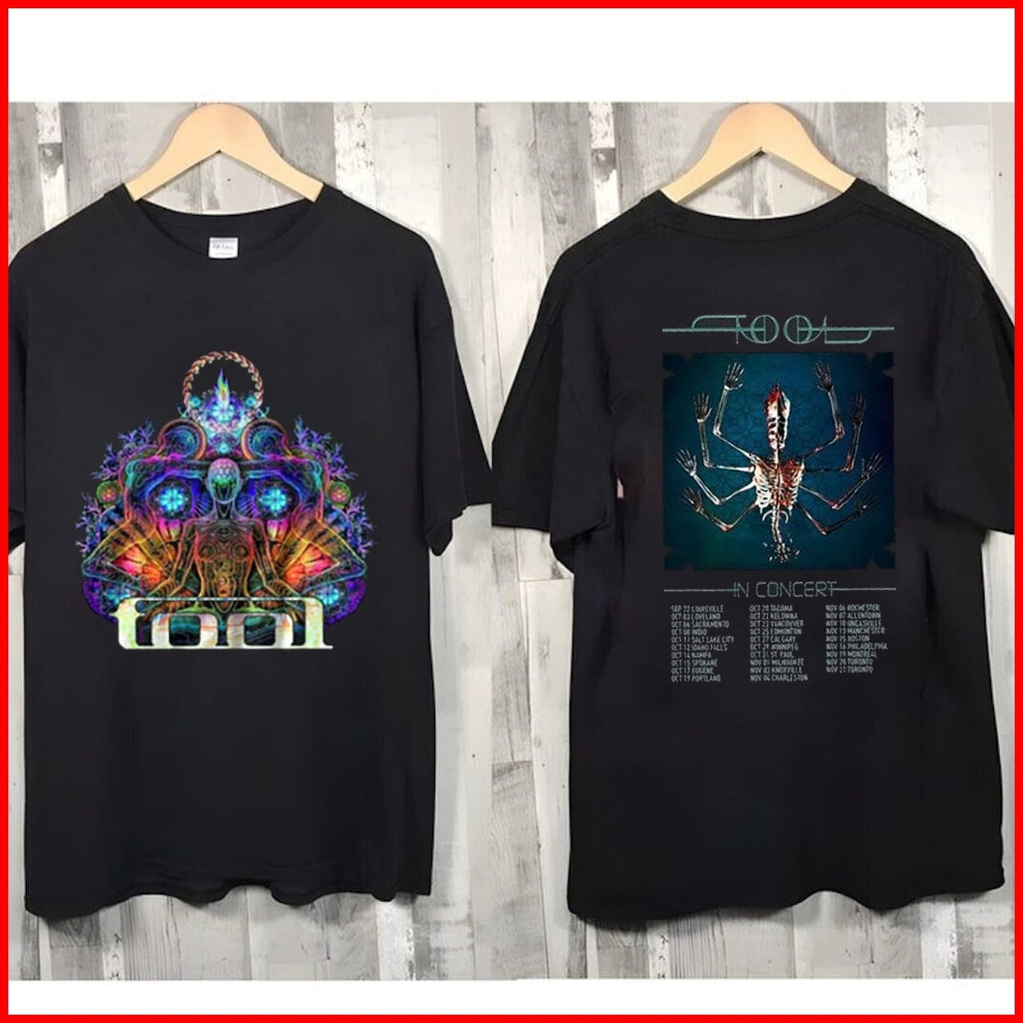 Tool In Concert Band 90s Vintage Rock Band Shirt, Tool In Concert 2023