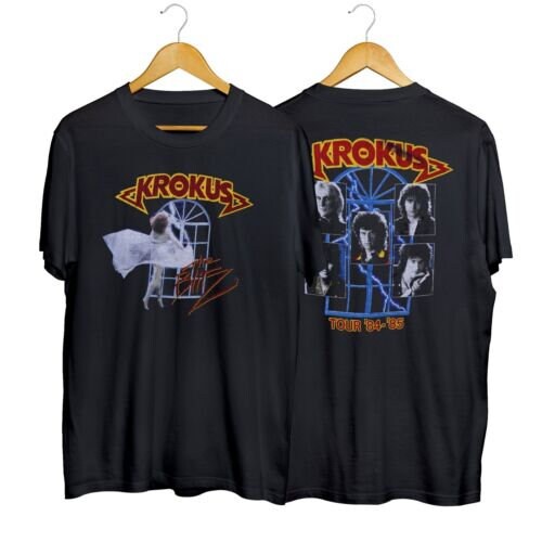 1984 Krokus The Blitzz Tour Shirt Vintage Unisex Gift For Fans, Krokus The Blitzz Tour Tee