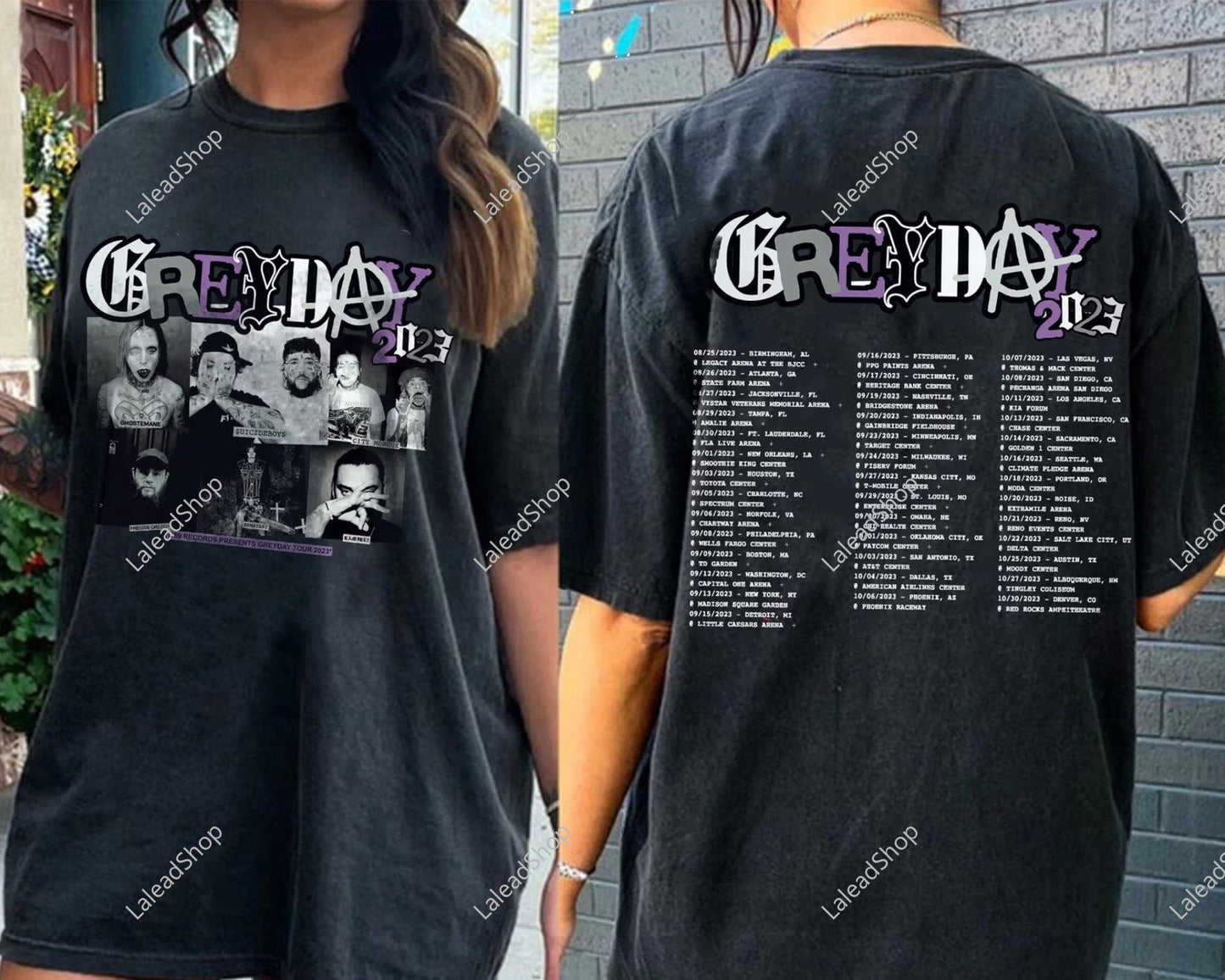 Greyday 2023 Merch, Suicideboys Tour 2023 Shirt, Suicideboy Grey Day 2023 Tour T-shirt